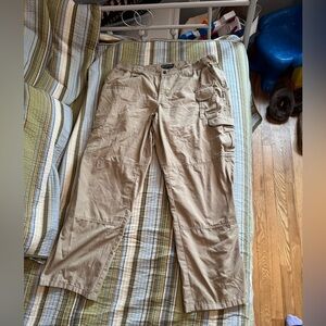 5.11 Tactical Tan Straight Leg Pants Relaxed Fit